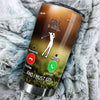 Camellia Personalized Golf Is Calling And I Must Go Stainless Steel Tumbler-Double-Walled Travel Therma Cup With Lid Gift For Golf Player 02