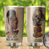 Camellia Black Girl Books Personalized Dirty Curvy Inked Stainless Steel Tumbler - Double-Walled Insulation Vacumm Flask - Gift For Black Queen, International Women's Day, Hippie Girls