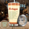 Camellia Personalized Hippie Treehugger Definition Stainless Steel Tumbler- Sweat-Proof Double Wall Travel Cup With Lid