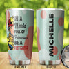 Camellia Personalized I A world Full Of Princesses Be A FireFighter Stainless Steel Tumbler-Double-Walled Insulation Gift For Female Firefighter