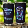 Camellia Personalized Gamer Mode On Can't Hear You I'm Gaming Stainless Steel Tumbler-Thermal Flask Travel Therma Cup With Lid Gift For Gamer