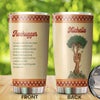 Camellia Personalized Hippie Treehugger Definition Stainless Steel Tumbler- Sweat-Proof Double Wall Travel Cup With Lid