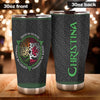 Camellia Personalized Irish By Blood Canadian By Birth Patriot By Choice Stainless Steel Tumbler - Customized Double-Walled Insulation Travel Thermal Cup With Lid