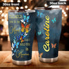 Camellia Personalized Butterfly I'll Hold You In My Heart Stainless Steel Tumbler - Double-Walled Insulation Vacumm Flask - For Thanksgiving, Memorial Day, Christians, Christmas Gift