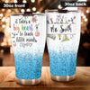 Camellia Personalized Chemistry Teacher It Takes A Big Heart To Teach Little Minds Stainless Steel Tumbler - Customized Double-Walled Insulation Travel Thermal Cup With Lid