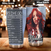 Camellia Personalized 3D Funny Fact About Redhead Stainless Steel Tumbler - Customized Double-Walled Insulation Thermal Cup With Lid