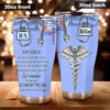 Camellia Personalized Nurse Remember You Save Lifes Stainless Steel Tumbler - Double-Walled Insulation Vacumm Flask - Gift For Nurse, Christmas Gift, International Nurses Day