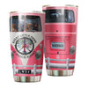 Camellia Personalized Hippie Van Every Little Thing Is Gonna Be Alright Stainless Steel Tumbler-Double-Walled Insulation Travel Cup With Lid