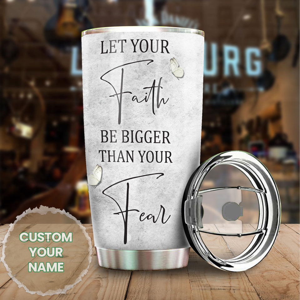 Camellia Personalized Horse Faith Stainless Steel Tumbler - Double-Walled Insulation Vacumm Flask - Gift For Horse Lovers, Cowgirls, Cowboys, Perfect Christmas, Thanksgiving Gift