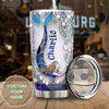 Camellia Personalized She Has The Soul Of Gypsy Heart Of Hippie Stainless Steel Tumbler-Double-Walled Insulation Travel Cup With Lid