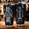Camellia Personalized Butterfly I Can Do All Things Through Christ Stainless Steel Tumbler - Double-Walled Insulation Vacumm Flask - For Thanksgiving, Memorial Day, Christians, Christmas Gift