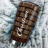 Camellia Personalized Into The Library I Go To Lose My Mind And Find My Soul Stainless Steel Tumbler - Double-Walled Insulation Vacumm Flask - Gift For Book Lovers, Nerd, International Book Day