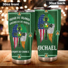 Camellia Persionalized Irish By Blood American By Birth Patriot By Choice Stainless Steel Tumbler - Customized Double - Walled Insulation Travel Thermal Cup With Lid