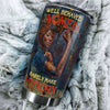 Camellia Personalized Black Woman History Stainless Steel Tumbler - Double-Walled Insulation Vacumm Flask - Gift For Black Queen, International Women's Day, Hippie Girls
