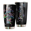 Camellia Personalized Butterfly I Can Do All Things Through Christ Stainless Steel Tumbler - Double-Walled Insulation Vacumm Flask - For Thanksgiving, Memorial Day, Christians, Christmas Gift