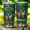 Camellia Persionalized Irish By Blood American By Birth Patriot By Choice Stainless Steel Tumbler - Customized Double - Walled Insulation Travel Thermal Cup With Lid