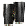 Camellia Personalized Mexico SymbolStainless Steel Tumbler-Double-Walled Insulation Travel Cup With Lid 01