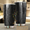 Camellia Personalized Mexico SymbolStainless Steel Tumbler-Double-Walled Insulation Travel Cup With Lid 01