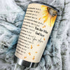 Camellia Personalized Faith You Are Who God Says  Stainless Steel Tumbler-Thermal Flask Travel Therma Cup With Lid