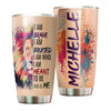 Camellia Persionalized LGBT Lion I Am Brave I Am Bruised  I Am Who I Am Meant To Be  This Is Me Stainless Steel Tumbler - Customized Double - Walled Insulation Travel Thermal Cup With Lid