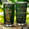 Camellia Persionalized Irish To My Daughter I Love You Forever And Always Stainless Steel Tumbler - Customized Double - Walled Insulation Travel Thermal Cup With Lid
