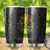 Camellia Personalized Mexico SymbolStainless Steel Tumbler-Double-Walled Insulation Travel Cup With Lid 01