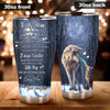 Camellia Persionalized 3D Wolf To My Mom You Will Always Be My Loving Your Daughter Stainless Steel Tumbler - Customized Double - Walled Insulation Travel Thermal Cup With Lid Gift For Mom