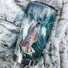 Camellia Personalized Faith Jesus Walking On Water Walk By Faith Not By Sight Stainless Steel Tumbler-Double-Walled Insulation Travel Cup W?th Lid 01