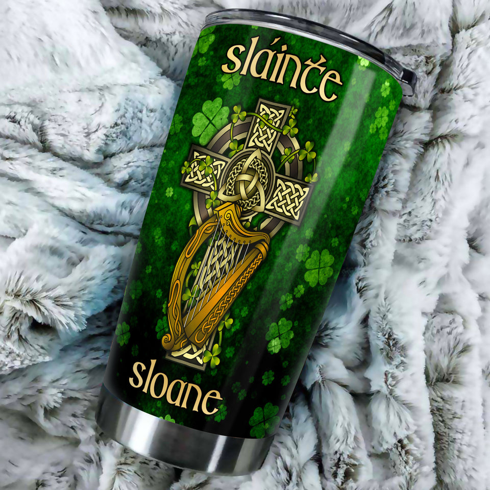 Camellia Persionalized Irish To My Daughter I Love You Forever And Always Stainless Steel Tumbler - Customized Double - Walled Insulation Travel Thermal Cup With Lid