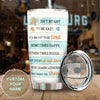 Camellia Personalized 3D Dolphin Life Is Not Meant To Be Easy You Learn Lessons That Make You Strong Stainless Steel Tumbler - Customized Double-Walled Insulation Travel Thermal Cup With Lid