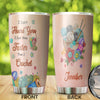 Camellia Personalized Sewing I Dont Hoard Yarn I Just Shop Faster Than I Crochet Stainless Steel Tumbler - Customized Double-Walled Insulation Travel Thermal Cup With Lid Gift For Sewer