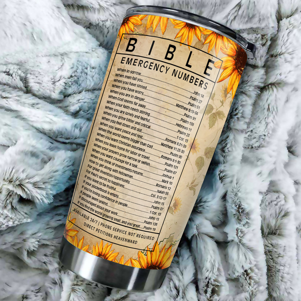 Camellia Personalized Black Women Bible Stainless Steel Tumbler - Double-Walled Insulation Vacumm Flask - Gift For Black Queen, International Women's Day, Hippie Girls