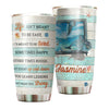 Camellia Personalized 3D Dolphin Life Is Not Meant To Be Easy You Learn Lessons That Make You Strong Stainless Steel Tumbler - Customized Double-Walled Insulation Travel Thermal Cup With Lid