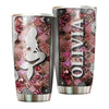 Camellia Personalized Mermaid Mental Style Stainless Steel Tumbler-Double-Walled Insulation Travel Cup With Lid