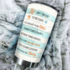 Camellia Personalized 3D Dolphin Life Is Not Meant To Be Easy You Learn Lessons That Make You Strong Stainless Steel Tumbler - Customized Double-Walled Insulation Travel Thermal Cup With Lid