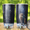 Camellia Persionalized 3D Wolf To My Mom You Will Always Be My Loving Your Daughter Stainless Steel Tumbler - Customized Double - Walled Insulation Travel Thermal Cup With Lid Gift For Mom