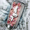 Camellia Personalized Mermaid Mental Style Stainless Steel Tumbler-Double-Walled Insulation Travel Cup With Lid