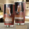 Camellia Personalized Horse Find My Soul Stainless Steel Tumbler - Double-Walled Insulation Vacumm Flask - Gift For Horse Lovers, Cowgirls, Cowboys, Perfect Christmas, Thanksgiving Gift 02