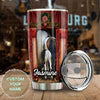 Camellia Personalized Horse Christmas Stainless Steel Tumbler - Double-Walled Insulation Vacumm Flask - Gift For Horse Lovers, Cowgirls, Cowboys, Perfect Christmas, Thanksgiving Gift