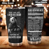 Camellia Persionalized 3D Never Mess With A Bear Or A Beard Stainless Steel Tumbler - Customized Double - Walled Insulation Travel Thermal Cup With Lid