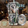 Camellia Personalized Cute Koala In Frame Stainless Steel Tumbler-Double-Walled Insulation Cup With Lid Gift For Animal Lover Koala Lover 01