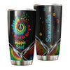 Camellia Personalized Mental Style Hippie Soul with Sunflower Stainless Steel Tumbler-Double-Walled Insulation Travel Cup With Lid