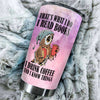 Camellia Personalized That's What I Do I Read Books Stainless Steel Tumbler - Double-Walled Insulation Vacumm Flask - Gift For Book Lovers, Nerd, International Book Day