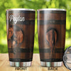 Camellia Personalized Horse Stainless Steel Tumbler - Double-Walled Insulation Vacumm Flask - Gift For Horse Lovers, Cowgirls, Cowboys, Perfect Christmas, Thanksgiving Gift 05