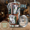Camellia Personalized Cute Koala In Frame Stainless Steel Tumbler-Double-Walled Insulation Cup With Lid Gift For Animal Lover Koala Lover 02