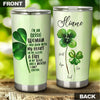 Camellia Persionalized Irish Woman I Was Born With My Heart Oh My Sleeve A Fire In My Soul And A Mouth I Cant ControlStainless Steel Tumbler - Customized Double - Walled Insulation Travel Thermal Cup With Lid