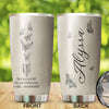 Camellia Personalized Butterfly Your Comfort Is Really Uncomfortable Stainless Steel Tumbler - Double-Walled Insulation Vacumm Flask - For Thanksgiving, Memorial Day, Christians, Christmas Gift