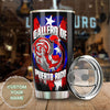 Camellia Personalized Chicken Gallero De Puerto Rigo Its In My DNA Stainless Steel Tumbler - Customized Double-Walled Insulation Travel Thermal Cup With Lid