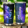 Camellia Personalized Skull Faith Hope Love  Stainless Steel Tumbler-Double-Walled Travel Therma Cup With Lid