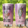 Camellia Personalized That's What I Do I Read Books Stainless Steel Tumbler - Double-Walled Insulation Vacumm Flask - Gift For Book Lovers, Nerd, International Book Day